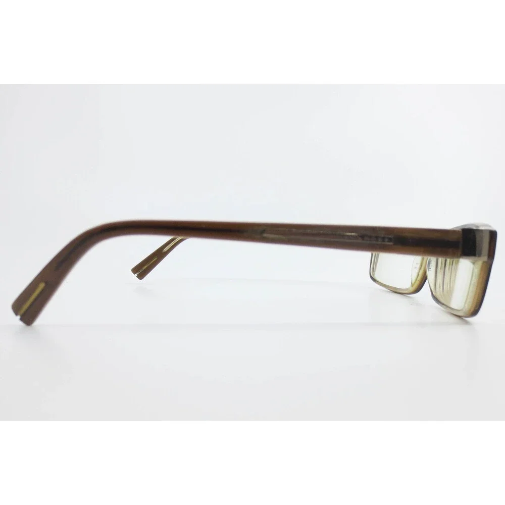 Hugo Boss 0104 OGF Brown Rectangular Eyeglasses Frames 52-16-135 Mens Womens